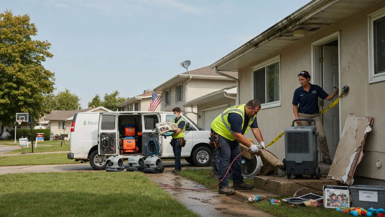 Water Damage Restoration in Ellsworth, IL near me